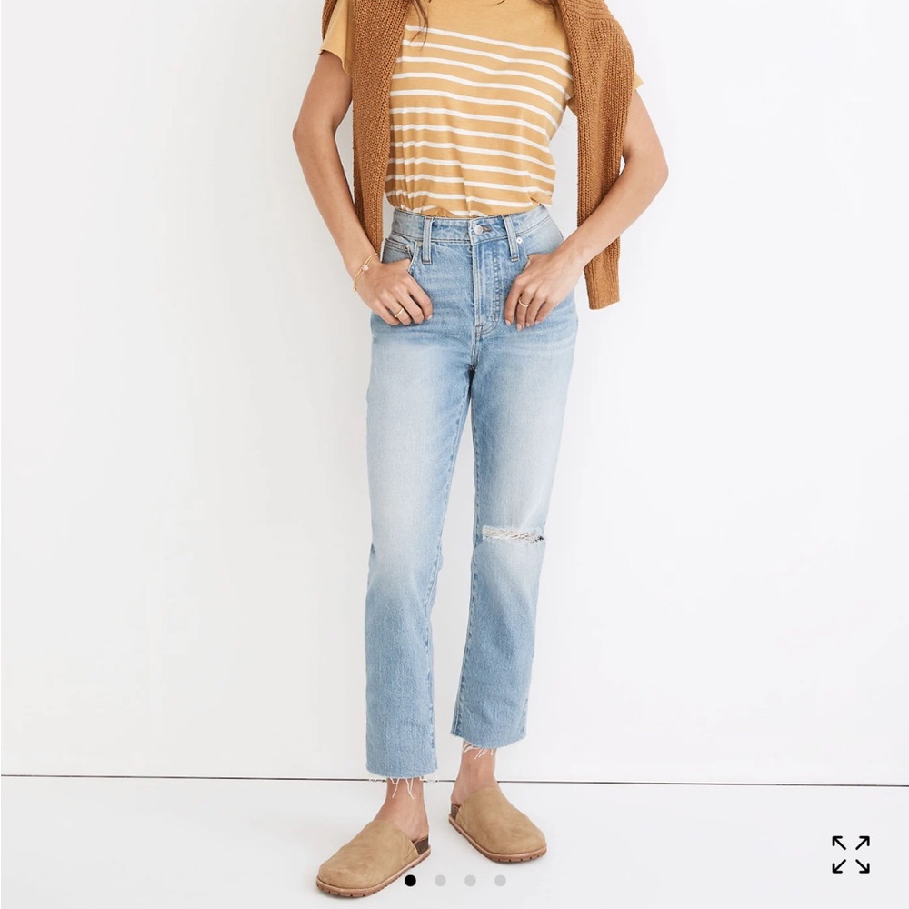 Madewell Curvy Perfect Vintage Jean in Coney Wash - High Waisted - Size 31 - NWT